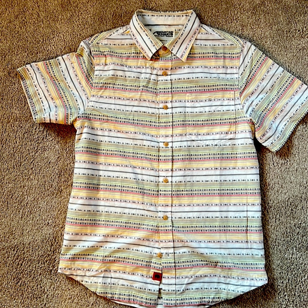 Mountain Khaki Short Sleeve Shirt - Small